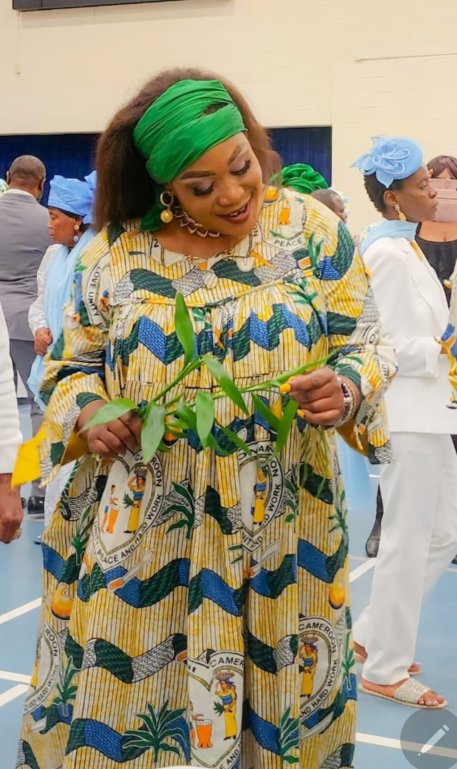 three ladies smiling